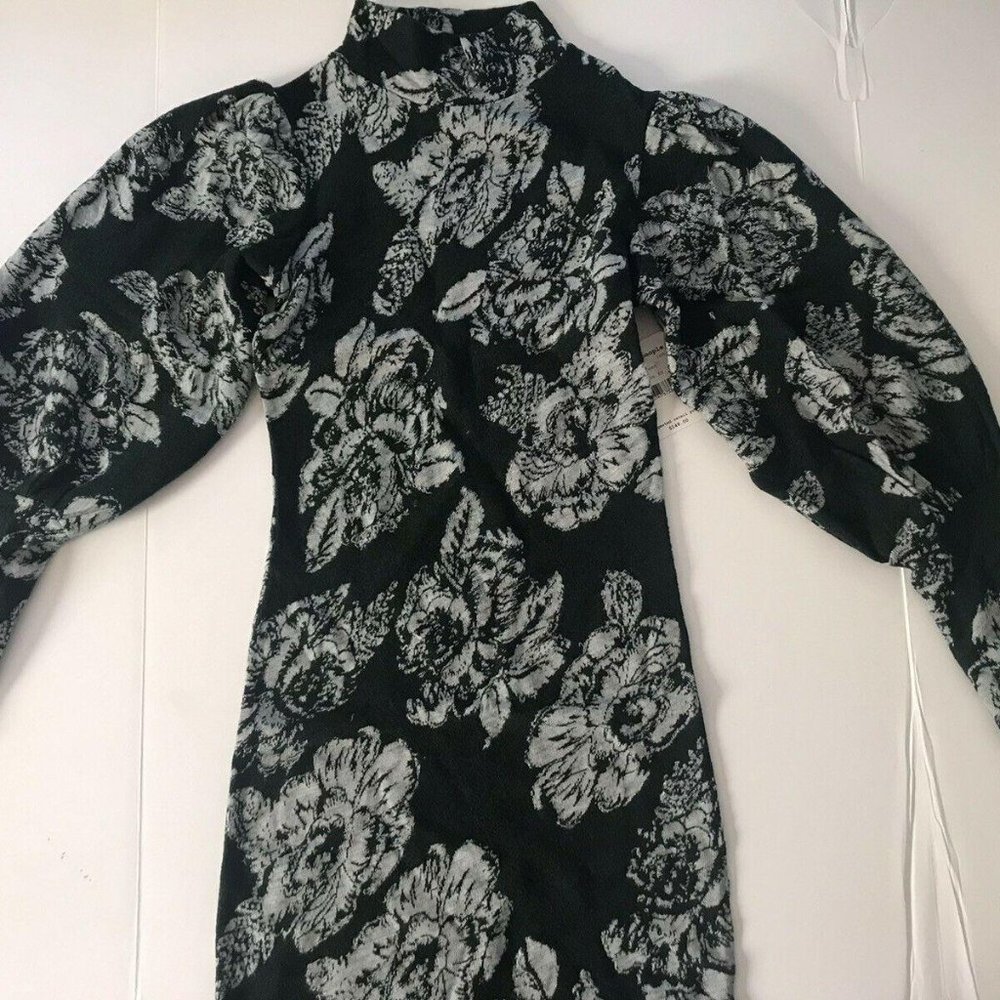 free people sweater dress Womens Green Flo… - Picture 3 of 12